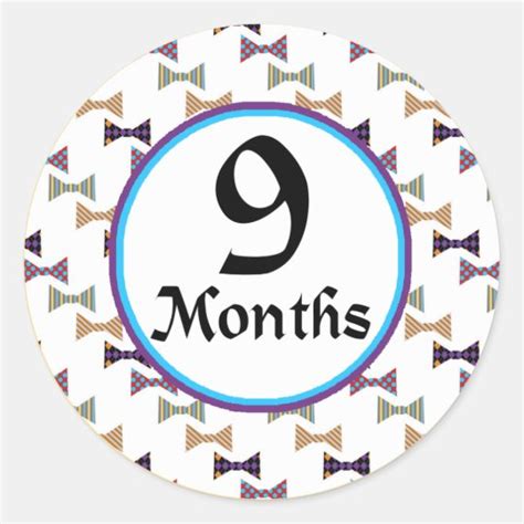 6 Months Stickers Zazzle