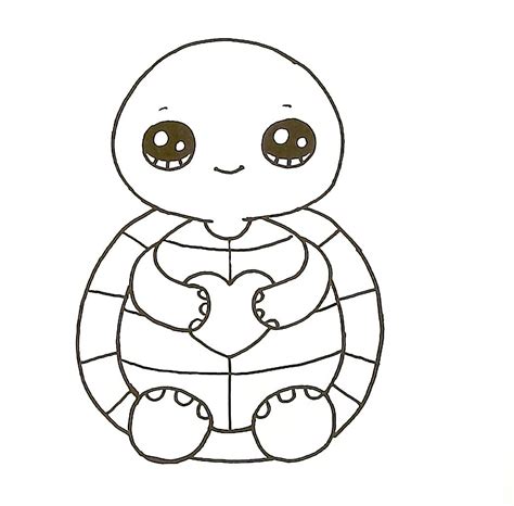 How To Draw A Turtle Easy Art Hub - Design Talk