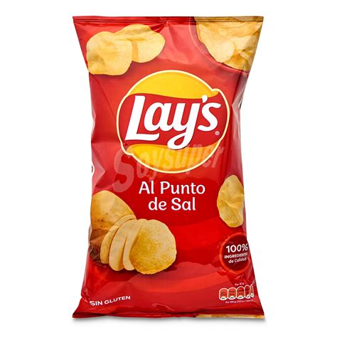 Lay S Patatas Fritas Al Punto De Sal Lay S Sin Gluten G