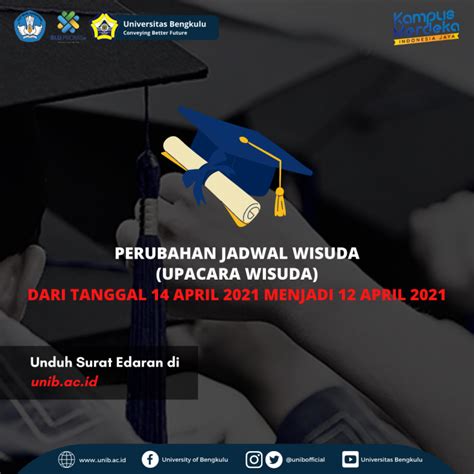 Pengumuman Perubahan Jadwal Wisuda Upacara Wisuda Periode 93 April