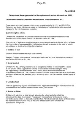 Fillable Online Schools Admissions Appendix Minutes Haringey Gov