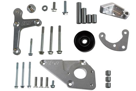 ICT Billet 551669 2 ICT Billet Alternator Power Steering Bracket Kits