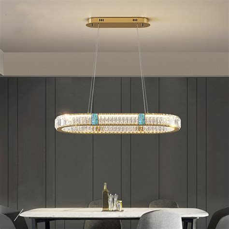 Modern Stadium Dining Table Chandelier- Kitchen Island Chandelier- Cleo