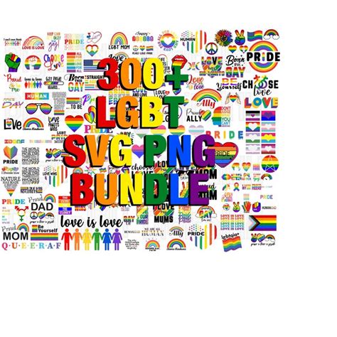 Lgbtq Svg Bundle Lgbt Svg Pride Svg Gay Pride Svg Lg Inspire