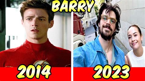 The Flash Cast Then And Now Youtube