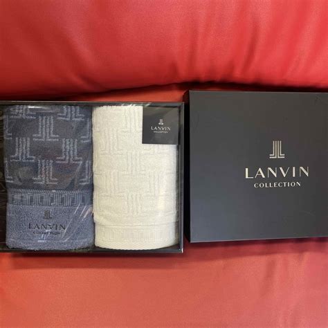 Lanvin ランバン フェイスタオル2枚 未使用の通販 By Tmk｜ランバンならラクマ