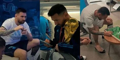 Se conocieron imágenes inéditas de Messi en Qatar jugando al truco y