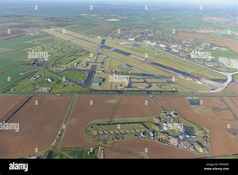 An aerial view of RAF Waddington, Lincolnshire Stock Photo - Alamy