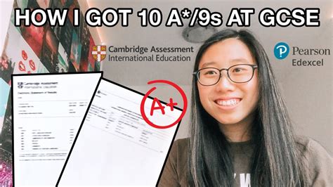 How To Get All 9s A At Gcse 2023 Edexcel And Cie What I Did To Get Top Marks In My Exams