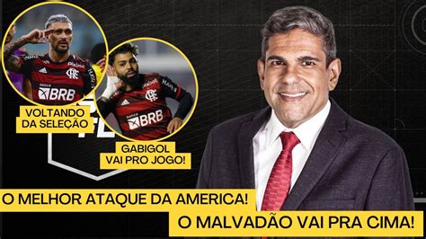 FLAMENGO x RB BRAGANTINO PROVÁVEL ESCALAÇÃO O QUARTETO DO MENGÃO ESTÁ