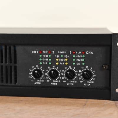 QSC CX204V Four Channel Power Amplifier Church Owned Reverb UK