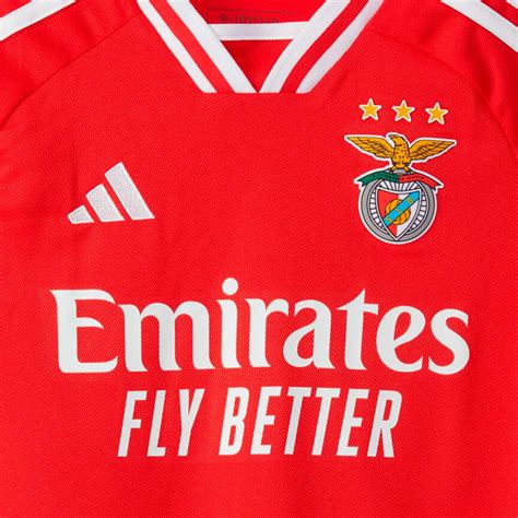 Jersey adidas Kids SL Benfica Home Jersey 2023 2024 Red Fútbol Emotion