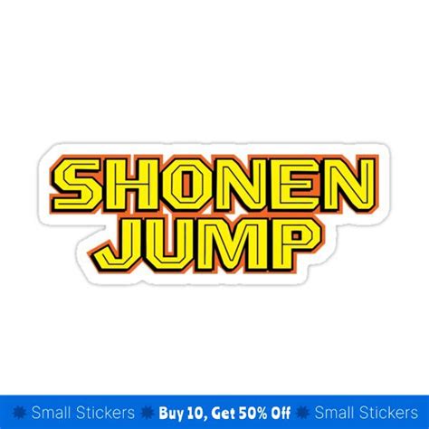 "Shonen Jump Logo Shonen Jump" Sticker for Sale by MariamShopDeal ...