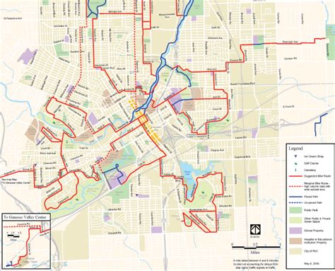 City of Flint Bicycle Map – The Greenway Collaborative