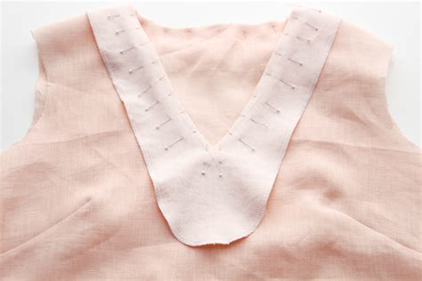 How To Sew A Neckline Facing Megan Nielsen Patterns Blog