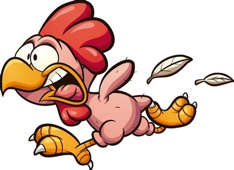 Frango Depenado Cartoon Chicken Chicken Drawing Vector Illustration