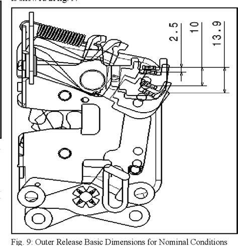 Car Door Latch Diagram