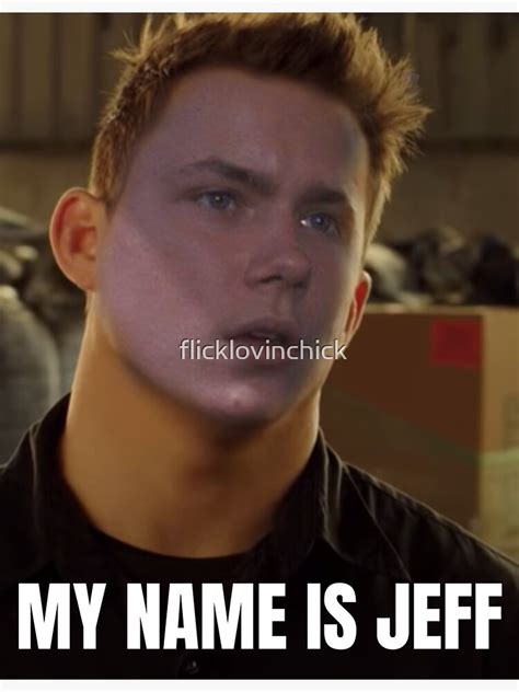 "My Name is Jeff Meme" Sticker for Sale by flicklovinchick | Redbubble