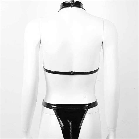 Pvc Backless One Piece Underwear Q401434 Latexsm