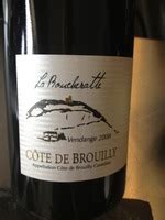 Julien Duport La Boucheratte Côte de Brouilly Vivino Lëtzebuerg