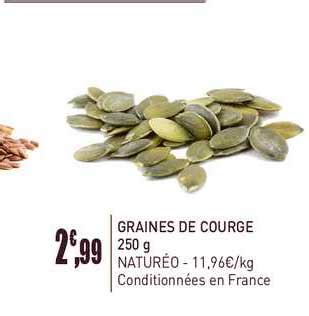 Promo Graines De Courge G Chez Natur O Icatalogue Fr