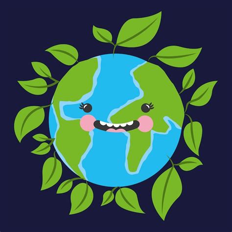 Premium Vector | Go green earth day