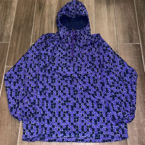 Nike Vintage Purple Black Dots Anorak Windbreaker Jac Gem