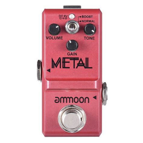 Ammoon Nano Series Guitar Effect Pedal Metal Distortion Aluminum Alloy