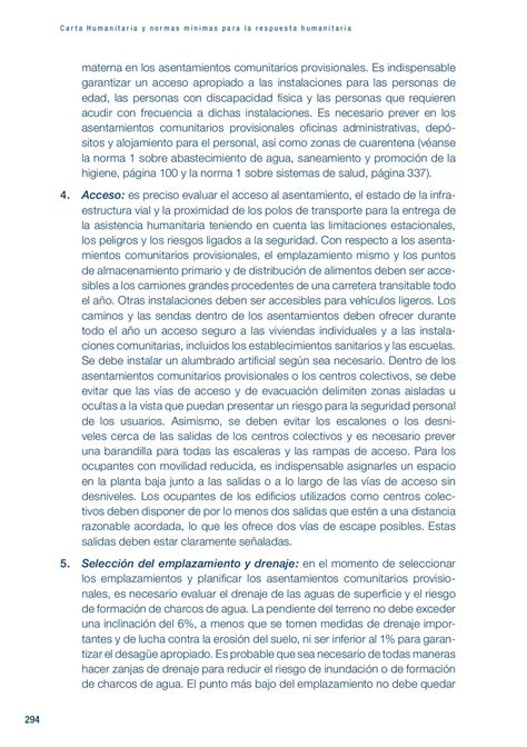 Carta Humanitaria Y Normas Mínimas Para La Respuesta Humanitaria Biblioteca Ungrd Página 301