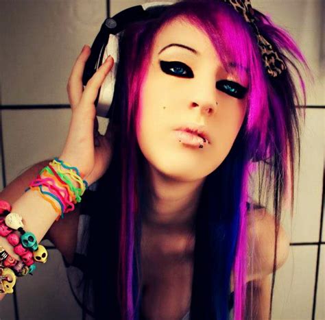 1920x1080px 1080p Free Download Music X Punk Sexy Model Color Headphones Eyes Hot