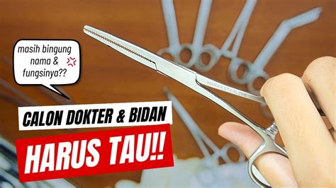 Macam Macam Instrument Untuk Operasi Bidan Dan Dokter Pinset Gunting