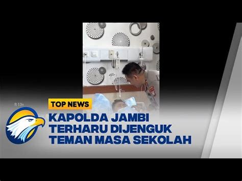 Mengharukan Momen Kapolda Riau Menjenguk Kapolda Jambi Diwarnai