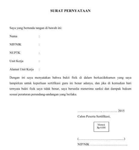 Detail Contoh Surat Pernyataan Nama Yang Benar Koleksi Nomer 19