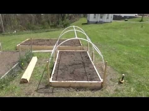 Low Tunnel Hoop House On The Ft X Ft Raised Bed Garden