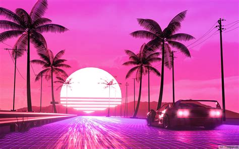 Car Outrun 4K wallpaper download