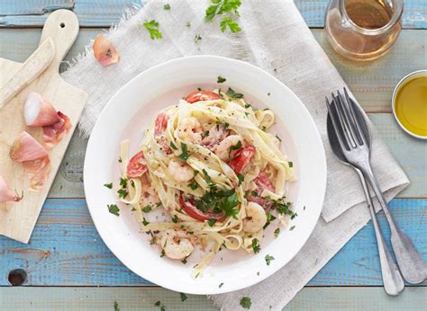 Romige Pasta Met Garnalen Recept Allerhande Albert Heijn