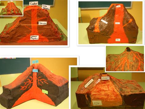 Maquetas De Placas Tectónicas Volcanes Y Capas De La Tierra 2º Eso Curso 2012 2013 El Gato De