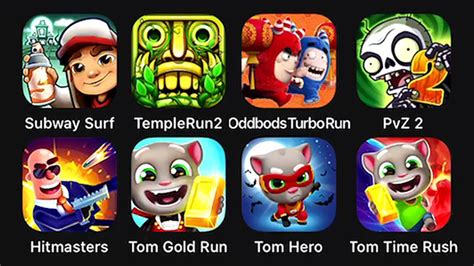 Subway Surf Temple Run 2 Oddbods Turbo Run Hitmasters Tom Gold Run