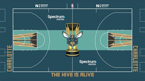 Hornets Unveil New Court To Be Used Exclusively For Inaugural Nba In