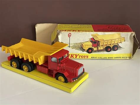 JOUET ANCIEN DINKY TOYS Berliet GBO Avec Benne Carriere Basculante