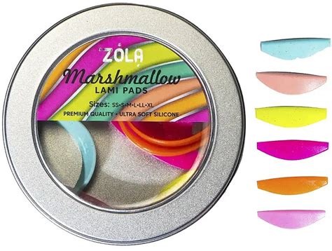 Silicone Pads Zola Cosmetics Marshmallow Effet Arrondi Rond Liftant