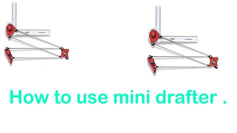 How to use a mini Drafter .| Guide for Engineering Drawing . - Newtechbit