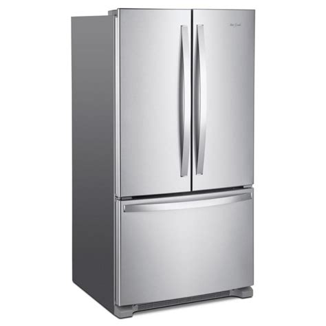 Whirlpool WRF535SWHZ 25 Cu Ft French Door Refrigerator In Fingerprint