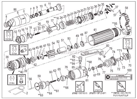 Chicago Pneumatic Cp2008 14 Screwdriver Oem Replacement Parts From