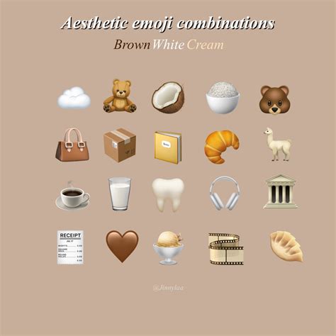 Aesthetic Brown Emoji Combinations Emoji Combinations Emoji Emoji