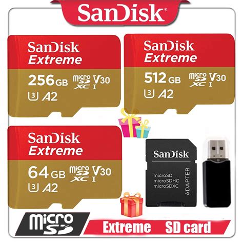 Cart O De Mem Ria Sandisk Extreme A Gb Tb Micro