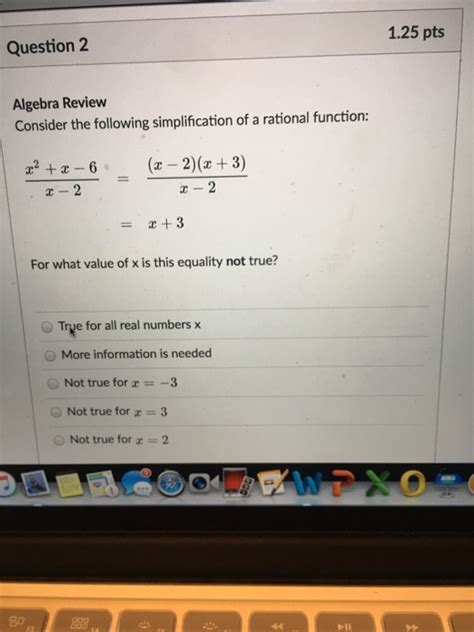 Solved Consider the following simplification of a rational | Chegg.com