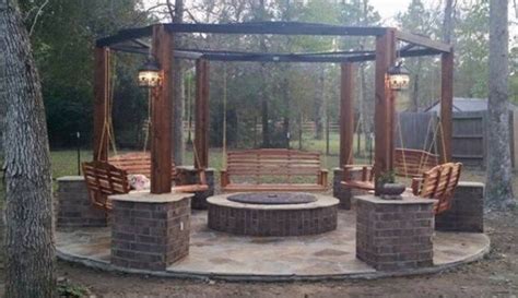 Build A Hexagonal Fire Pit Swing In 8 Easy Steps Diy Projects For