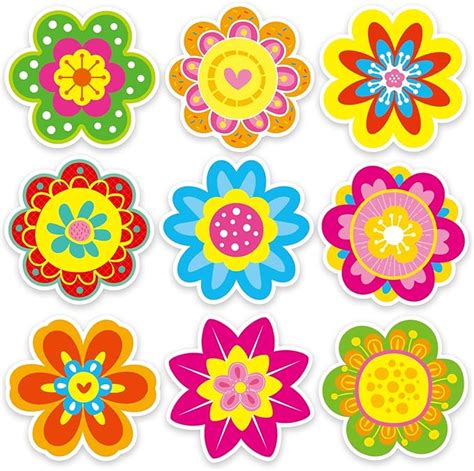 Amazon 45 Pcs Spring Flower Cutouts Springtime Blossom Cutouts