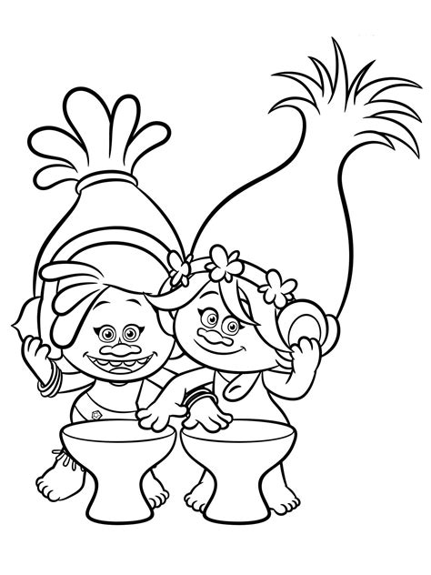 Desenhos Para Colorir Dos Trolls Poppy Coloring Page Frozen Coloring